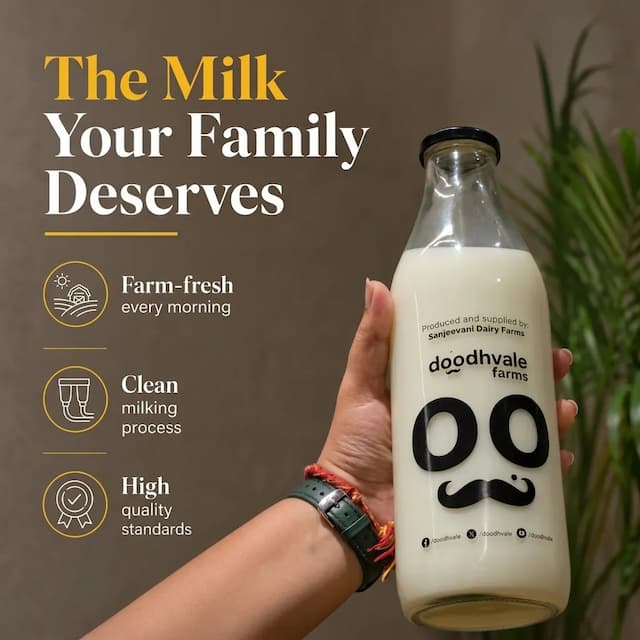 Buy Cow Milk Premium - Glass Bottle