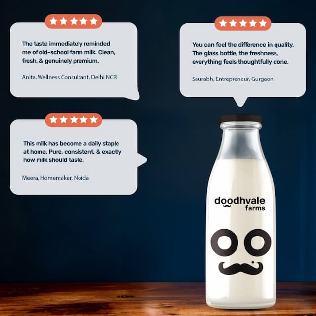 Buy Cow Milk Premium - Glass Bottle