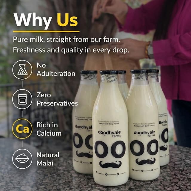 Buy Cow Milk Premium - Glass Bottle