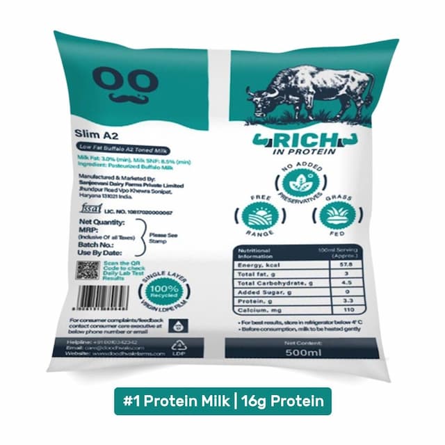 Buy Slim A2 Buffalo Milk