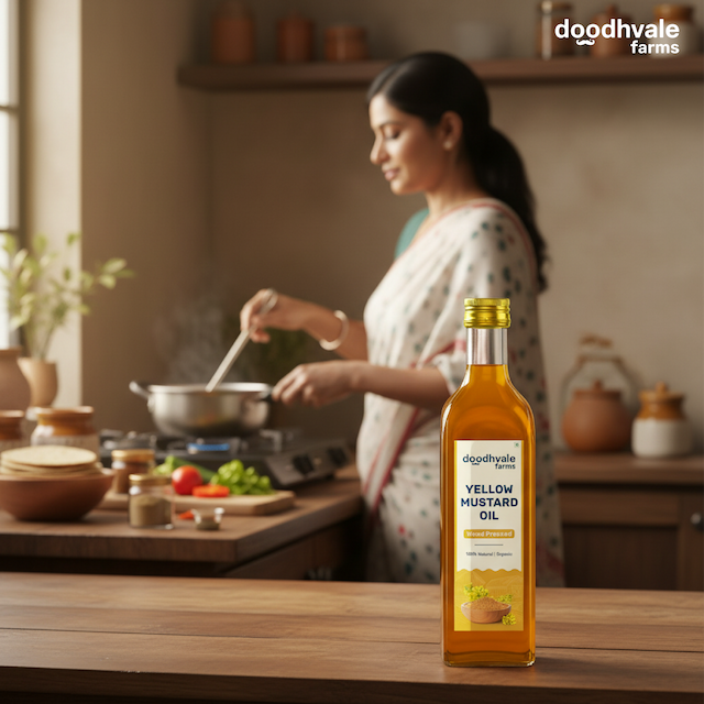 Buy Yellow Mustard Oil - Wood Pressed