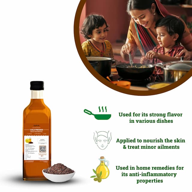 Buy Black Mustard Oil - Cold Pressed
