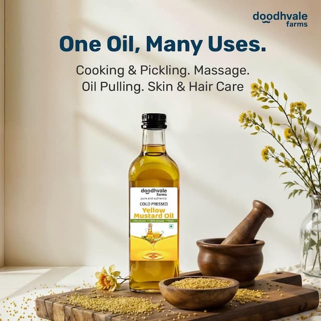 Buy Yellow Mustard Oil - Cold Pressed