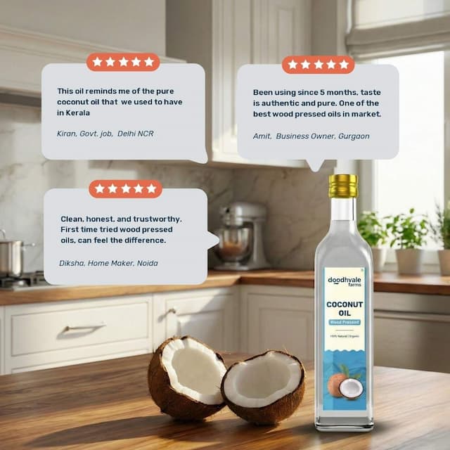 Buy Coconut Oil - Wood Pressed