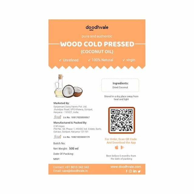 Buy Coconut Oil - Cold Pressed