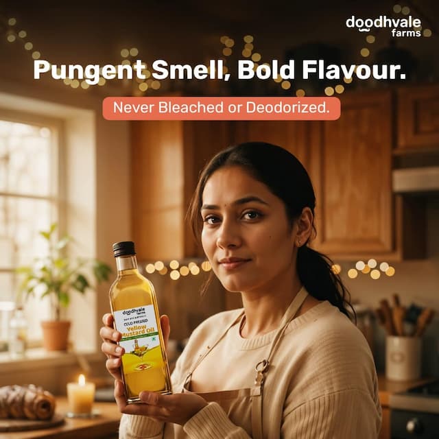 Buy Yellow Mustard Oil - Cold Pressed