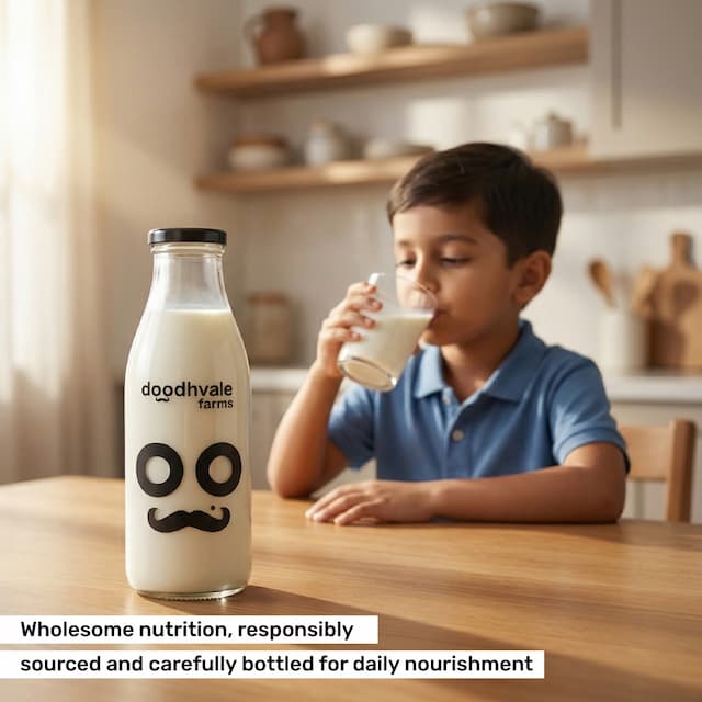 Buy Cow Milk Premium - Glass Bottle