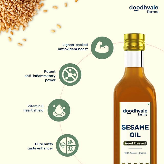 Buy Sesame Oil - Wood Pressed