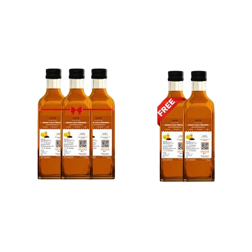 Fresh Buy 3 Get 2 Black Mustard Oil - Cold Pressed Online