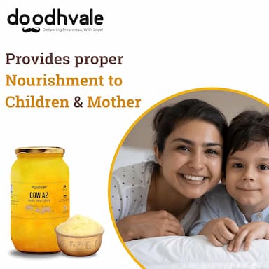 Doodhvale Farms Desi A2 Cow Ghee Online - Bilona Vedic Method
