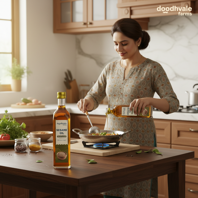 Buy Sesame Oil - Wood Pressed