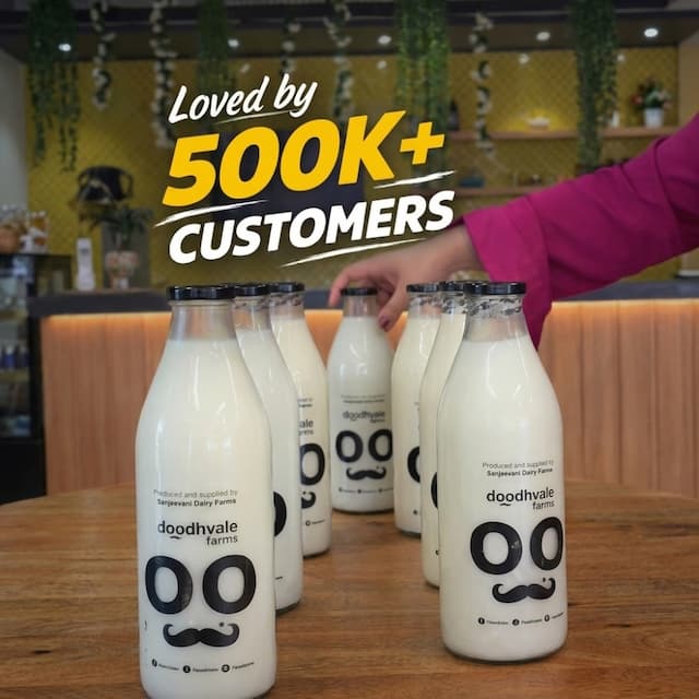 doodhvale farms Buy Cow Milk Premium - Glass Bottle