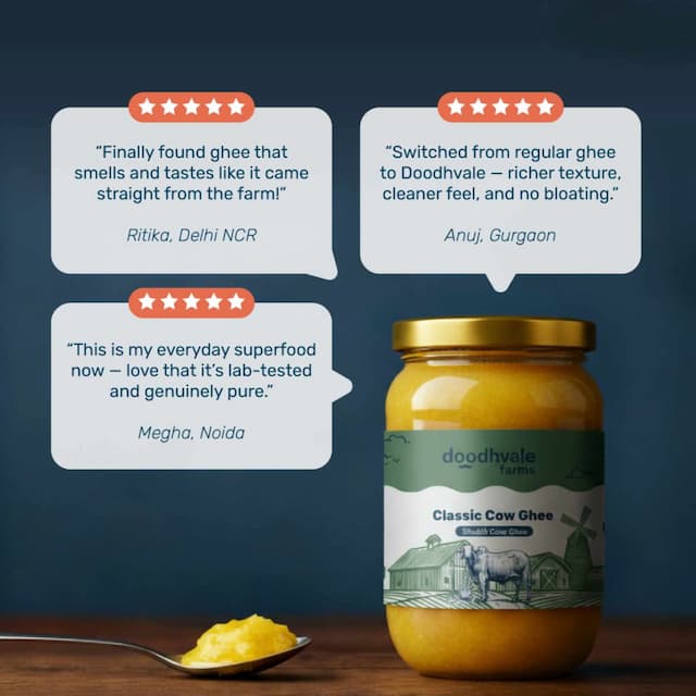 doodhvale farms Buy Classic Cow Shuddh Bilona Ghee