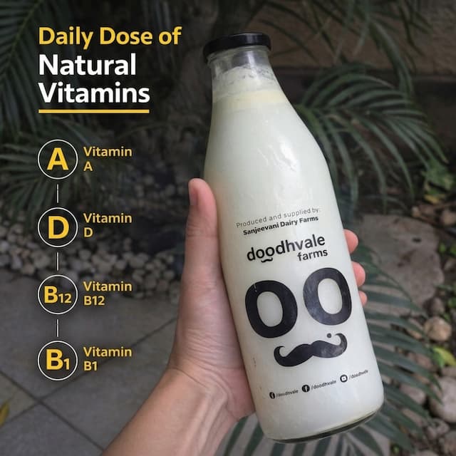 doodhvale farms Buy Cow Milk Premium - Glass Bottle