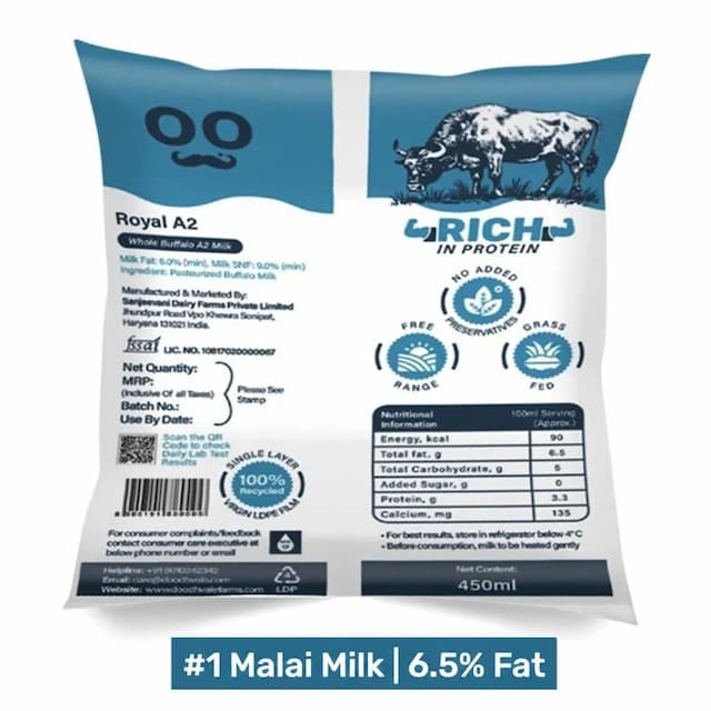 doodhvale farms Buy Royal A2 Buffalo Milk