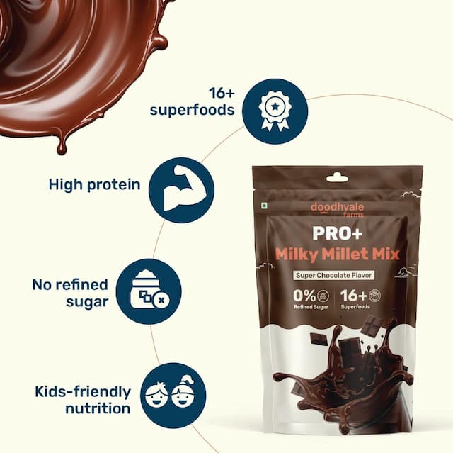 doodhvale farms Buy Pro+ Milky Millet Mix - Super Chocolate Flavour