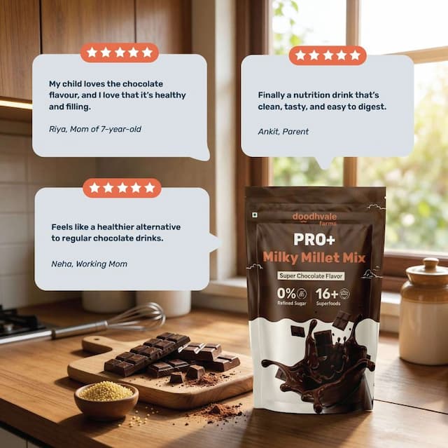 doodhvale farms Buy Pro+ Milky Millet Mix - Super Chocolate Flavour