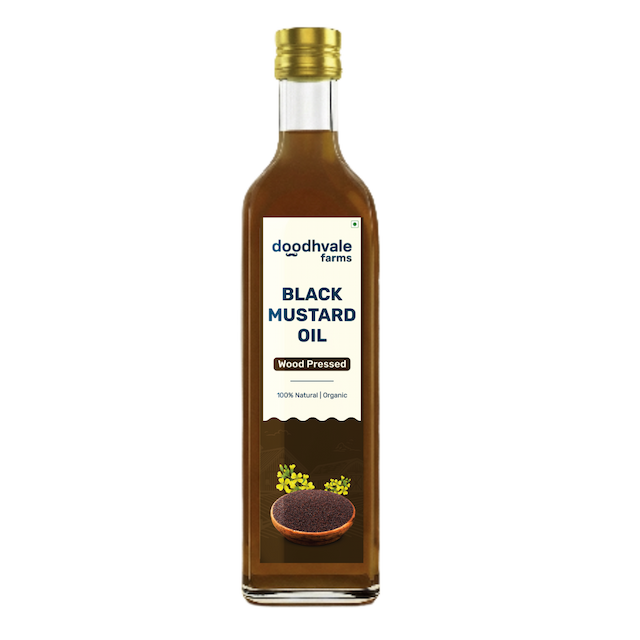 doodhvale farms Fresh Black Mustard Oil - Cold Pressed Online