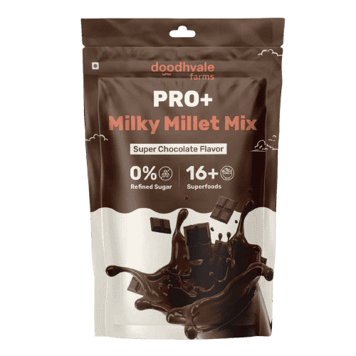 doodhvale farms Fresh Pro+ Milky Millet Mix - Super Chocolate Flavour Online