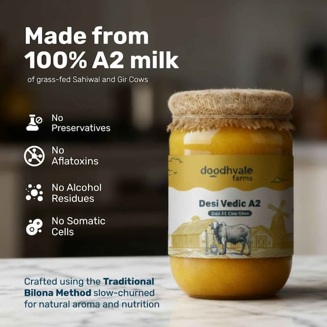 doodhvale farms Buy Cow A2 Vedic Desi Ghee
